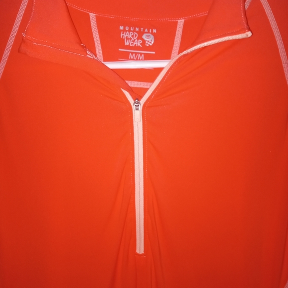 Mountain HardWear Women's Orange Long Sleeve Shirt  Medium 1/2 Zip , Like New 🧡 - Picture 5 of 13